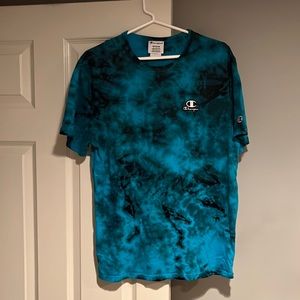 Men’s Blue Champion Galaxy Tie Dye T-Shirt